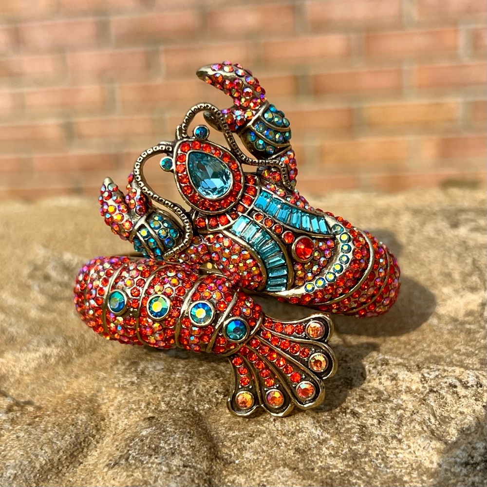 Heidi Daus Stunning NEW Sea-life Lobster Bracelet in Original Box